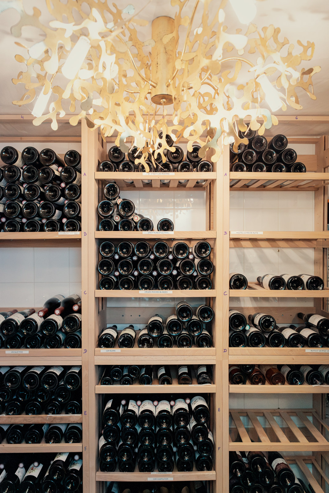 Cave à vin de La Gourmandine à Val d’Isère
